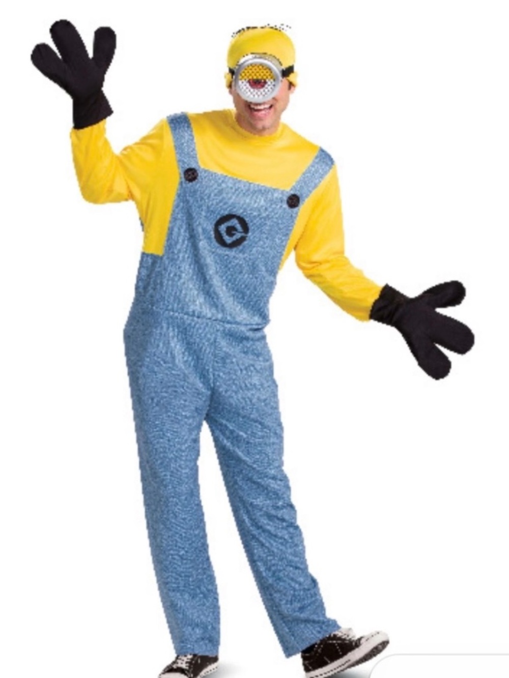 Illumination Minions Stuart Adult Costume Jumpsuit – Despicable Me – Costume Onl